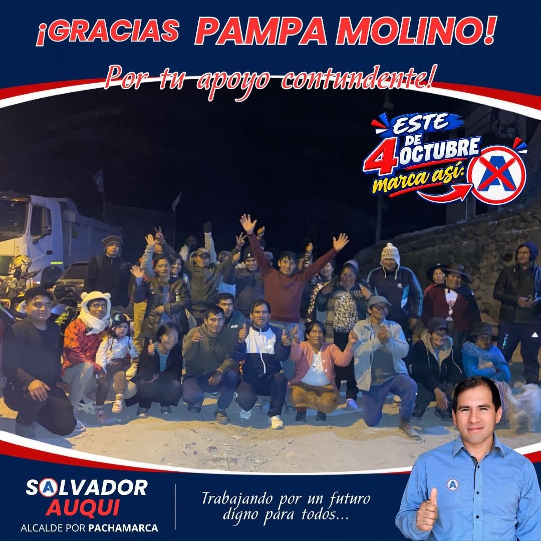 Recibimiento de nuestros hermanos de Pampa Molino